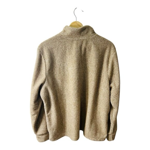 Eddie Bauer Women's Quarter Button Up Pullover Sweater Pumice Size XL NWT - Picture 4 of 9